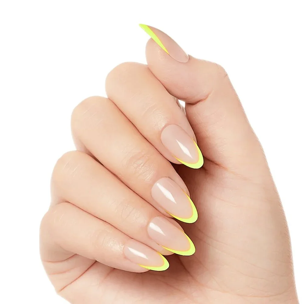 KISS Salon Acrylic French Nails Medium Length - Hype